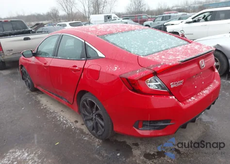 2020 Honda Civic Sport из США, поврежденный, VIN 2HGFC2F89LH567027